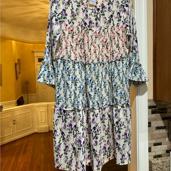 Midi Spring Ruffled Dress - Picture 4 of 5